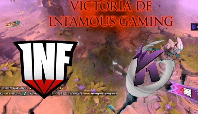Infamous derrota a Keen Gaming en The International 2019.