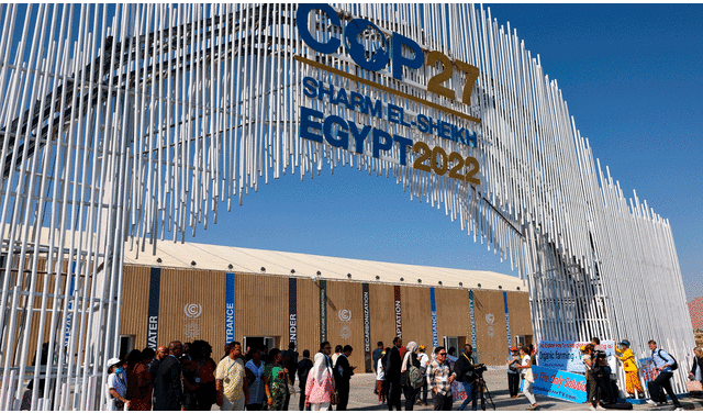 Más de 70 líderes mundiales han confirmado su asistencia a la cumbre del clima COP27 que se desarrolla en Egipto. Foto: AFP