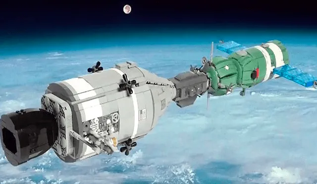 NASA presentan nave espacial hecha de LEGO