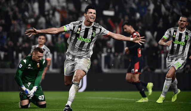 Juventus venció con lo justo al Genoa y sigue siendo el líder de la Serie A de Italia 2019-2020. | Foto: AFP