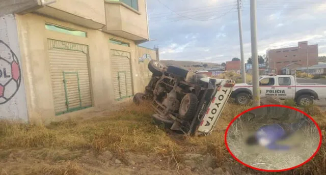 Puno: Tras volcadura de camioneta perece chofer en la carretera Yunguyo - Copani