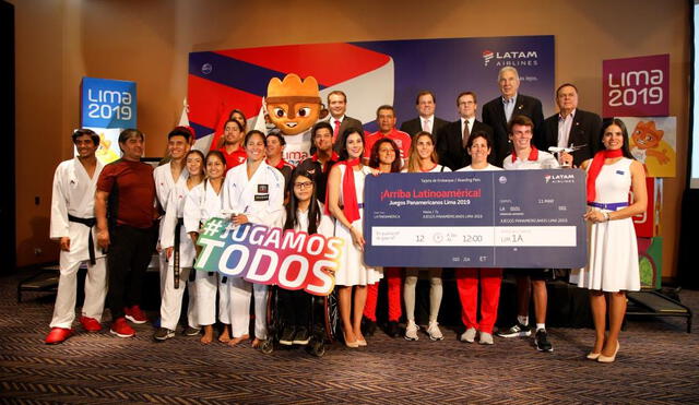 Panam Sports y Lima 2019 eligen a Latam como la aerolínea de los Panamericanos 
