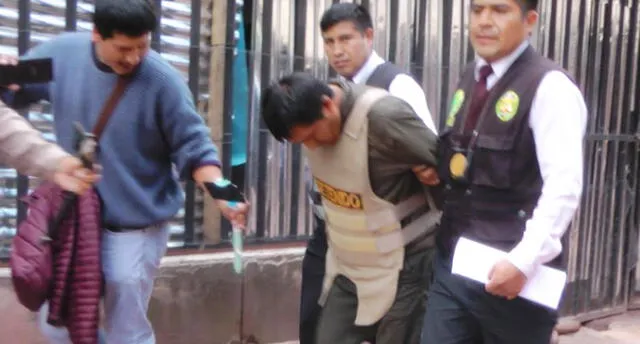 Marco Ccopa fue detenido en el distrito de Santiago.