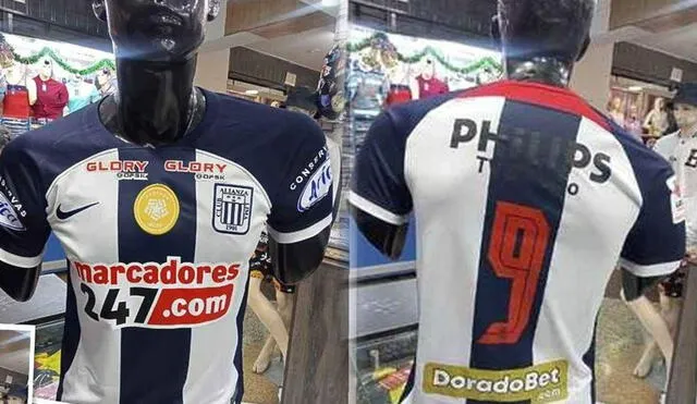 La camiseta 'bamba' de Alianza Lima ya estaba a la venta antes de que se anuncie la nueva indumentaria. Foto: composición LR/difusión