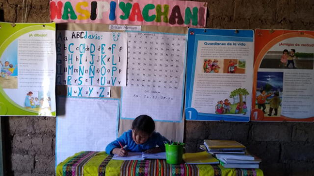 La docente también creó salas de estudios en las viviendas de sus alumnos. Foto: Difusión.