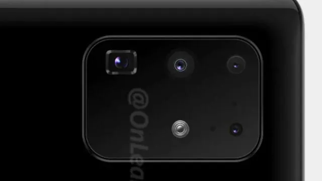 El módulo de la cámara trasera Samsung Galaxy S11.