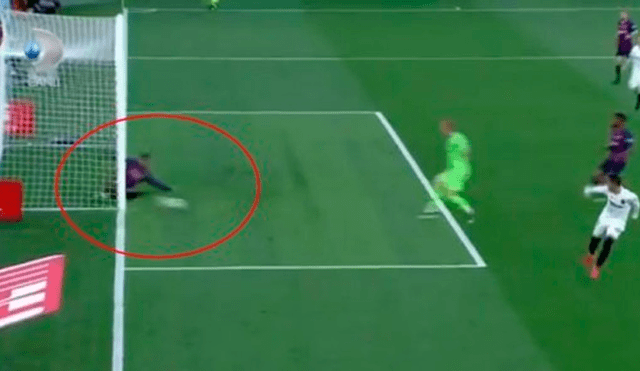 Barcelona vs Valencia: Gerard Piqué y la impresionante barrida que evitó el 1-0 en la Copa del Rey [VIDEO]
