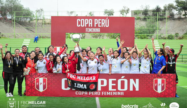 FBC Melgar se corona campeón de la Copa Perú femenino 2022. Foto: La República.
