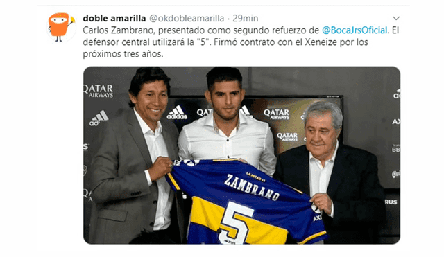 Boca Juniors ficha a Carlos Zambrano: prensa argentina informa sobre la llegada del peruano.