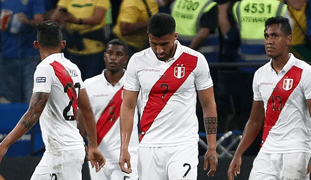 ¡Lamentable! Perú cayó 5-0 ante Brasil y su clasificación a cuartos de final de la Copa América 2019 corre peligro. (Foto: AFP)