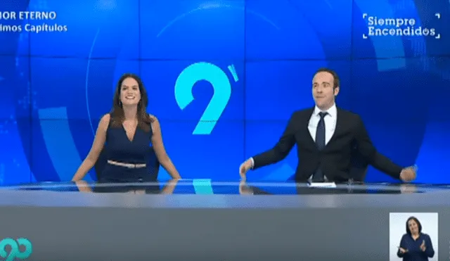 Lorena Álvarez y Martín Riepl bailan 'Scooby Doo PaPa' en noticiero en vivo