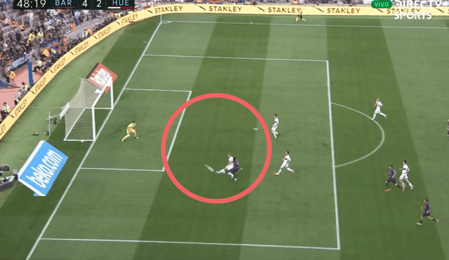 Barcelona vs Huesca: tremendo gol de Ousmane Dembelé para el 4-2 [VIDEO]