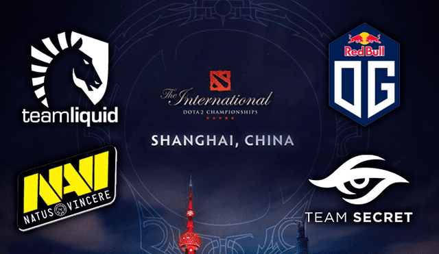 Equipos que podrían lograr el subcampeonato en The International 2019.