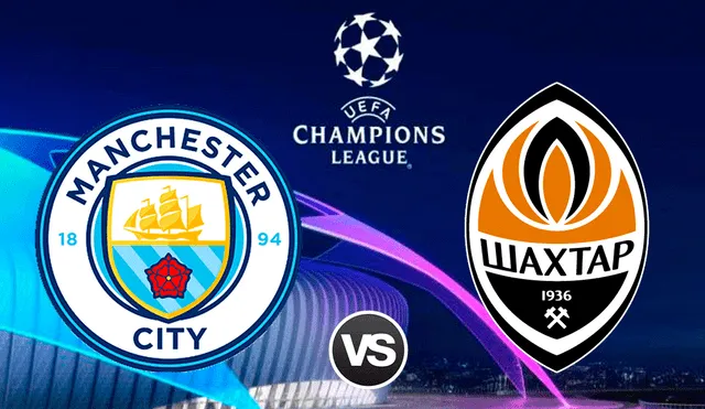 Manchester City vs. Shakhtar Donetsk EN VIVO para ver el partido de la Champions League