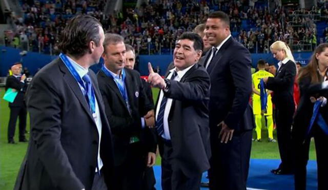 Efusivo: revelan qué le dijo Maradona a Pizzi tras la derrota de Chile ante Alemania [VIDEO]