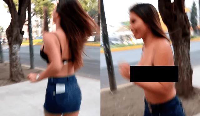 Facebook: ‘Conejita’ Playboy cumple atrevido reto en México [VIDEO]
