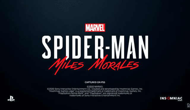 Marvel Spider-Man Miles Morales se estrenará a finales de 2020 en PS5. Foto: PlayStation.