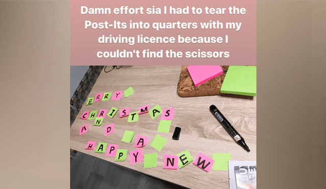 "Bastante esfuerzo pues tuve que cortar los papelitos en cuartos con mi licencia de conducir porque no encontraba las tijeras".