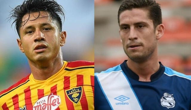 Gianluca Lapadula y Santiago Ormeño se encuentran en el radar de la selección peruana. Foto: Lecce-Puebla.