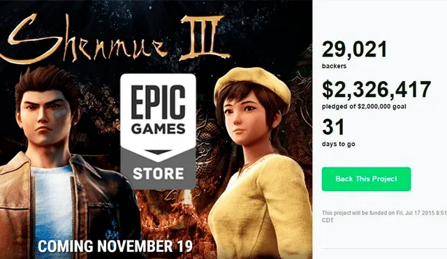 Niegan devolución de dinero a patrocinadores de videojuego exclusivo de Epic Games Store