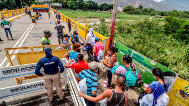 Frontera colombo-venezolana. Foto: AFP.