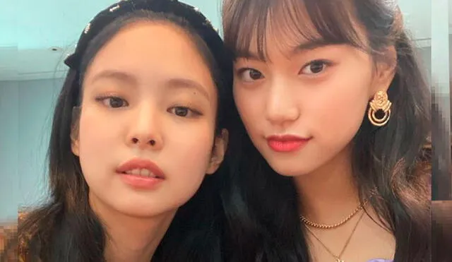 Jennie de BLACKPINK y Kim Doyeon de Weki Meki tuvieron una tierna interacción en IG. Crédito: Instagram