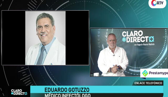 Entrevista a Eduardo Gotuzzo, médico infectólogo.