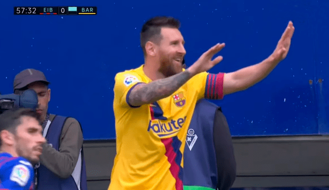 ¡Buen toque del ’10′! Lionel Messi definió el 2-0 en el Barcelona vs. Eibar [VIDEO]