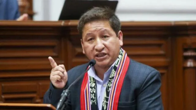 Guido Bellido negó estar detrás de las manifestaciones que vienen desarrollándose en el país. Foto: Congreso