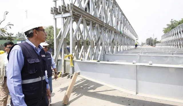 Trujillo: Vizcarra anuncia instalación de puente Bailey para reconectar el norte