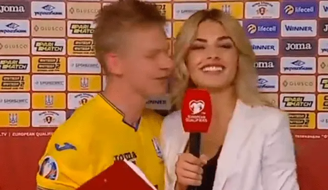 Jugador del Manchester City besa a reportera en el cuello tras entrevista [VIDEO]