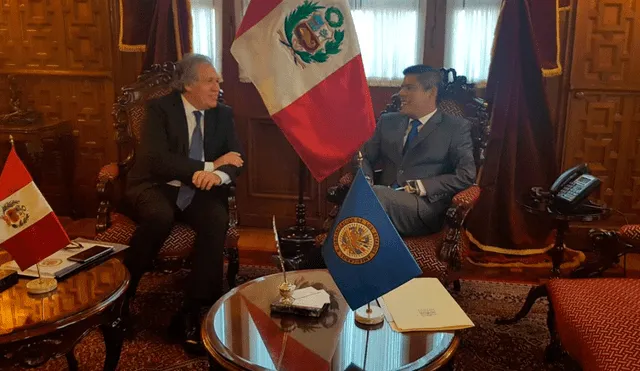 Luis Galarreta dio detalles de su conversación con el secretario de la OEA 