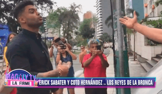 Erick Sabater tomará acciones legales contra Coto Hernández [VIDEO]