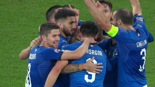 Italia derrotó 1-0 a Polonia con un gol al último minuto por la Liga de Naciones [RESUMEN]