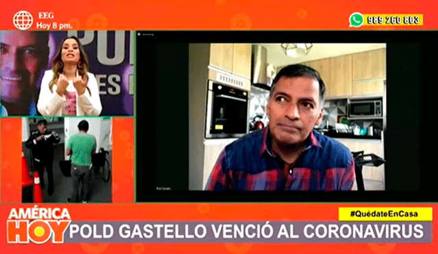 Pold Gastelo revela que un inquilino venezolano le salvó la vida tras contraer coronavirus