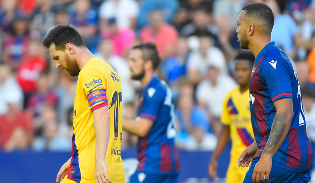 Levante le hizo 3 goles en apenas 8 minutos al Barcelona.