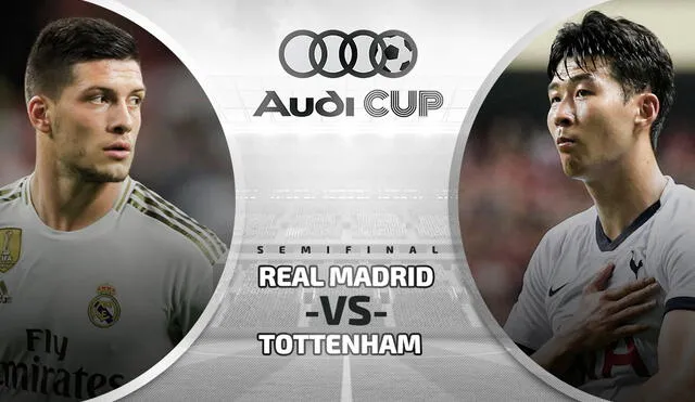 Real Madrid vs. Tottenham EN VIVO por la Audi Cup 2019