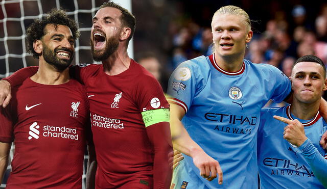 Liverpool vs. Manchester City: ambas escuadras se jugarán el pase a cuartos de final de la EFL Cup. Foto: composición La República/EFE/AFP