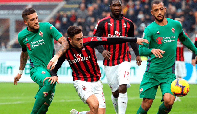 Milan perdió 1-0 ante la Fiorentina por la jornada 17 de la Serie A [RESUMEN]