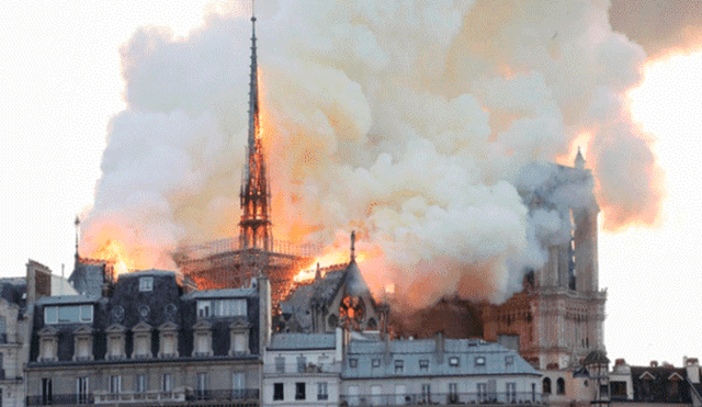 El incendio de la catedral de Notre Dame dejó devastada a toda Francia