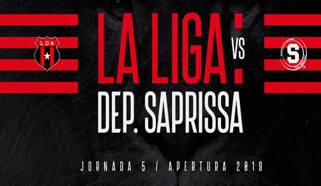 Sigue aquí EN VIVO ONLINE el Saprissa vs. Alajuelense por la fecha 5 del Torneo Apertura 2019 de la Primera División de Costa Rica. | Foto: @ldacr