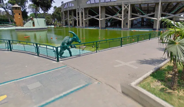 Google Maps: realiza paseo por un parque de Lima, pero encuentra un aterrador dinosaurio [FOTOS]
