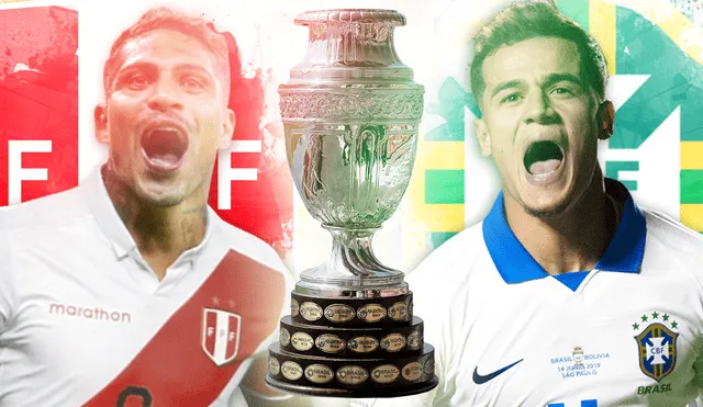 Perú vs. Brasil en la final de la Copa América 2019.