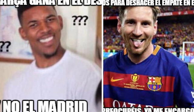 Memes invaden Facebook tras el triunfo de Barcelona sobre Real Madrid