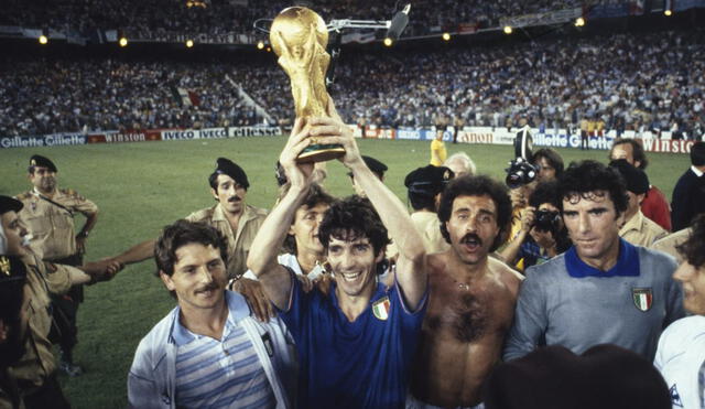 Paolo Rossi fue la estrella de Italia en el Mundial de España '82. Foto: FIFA