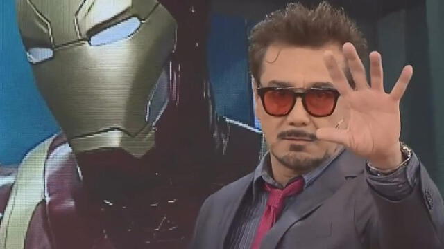 Avengers: imitador de Tony Stark asombra con gran parecido en TV