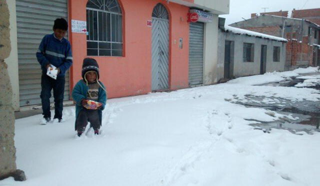 COEN: 21 distritos de Arequipa y Puno en riesgo muy alto por bajas temperaturas
