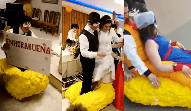 Dragon Ball Super: Novio llega a su boda en 'nube voladora' y final es de película [VIDEO]