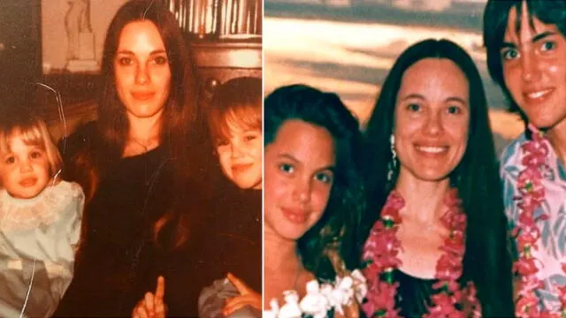 Filtran fotos de la mamá de Angelina Jolie y cibernautas aseveran que era más bella que su hija