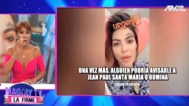 Angie Jibaja pide a Jean Paul Santa María hablar con sus hijos tras intento de feminicidio. Foto: Captura